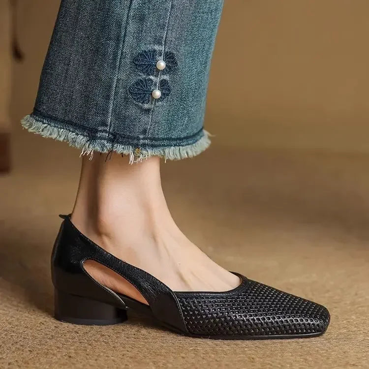 Hollow Slip-On Shoes