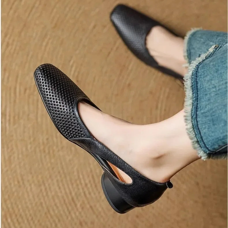 Hollow Slip-On Shoes